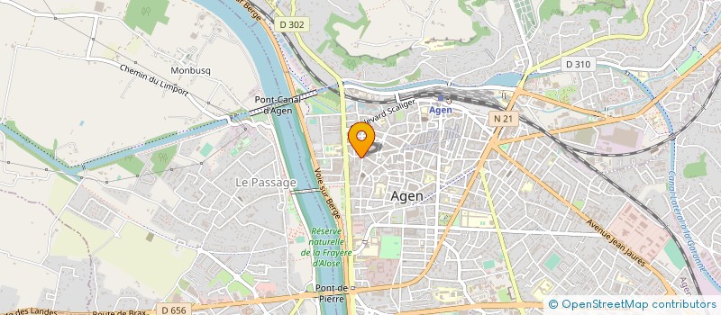 localisation de l'entreprise AMBIANCE MOBILIER DECO à AGEN