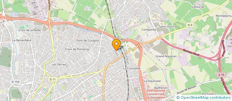 localisation de l'entreprise AMBIANCE MOTO 34 à BEZIERS