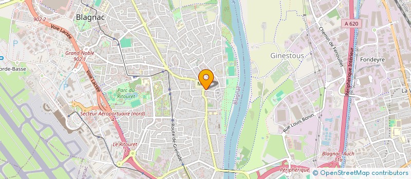 localisation de l'entreprise AMBIANCE MUSIC  BLAGNAC