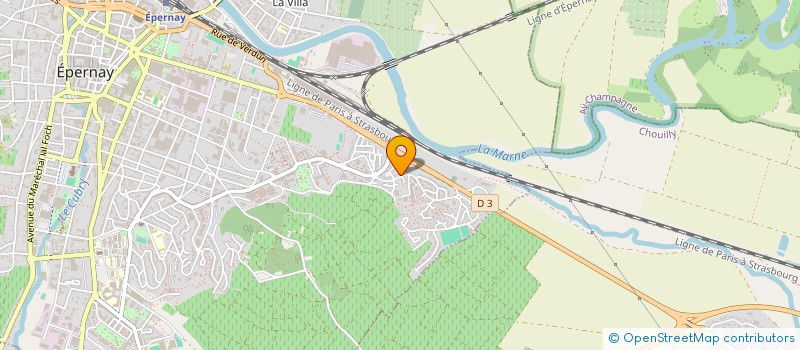 localisation de l'entreprise AMBIANCE PARQUETS RENOV' DECOR  EPERNAY