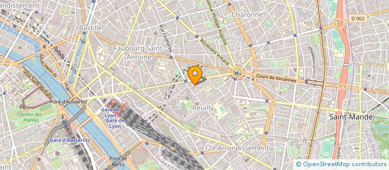 localisation de l'entreprise AMBIANCE PASTEL  PARIS 12