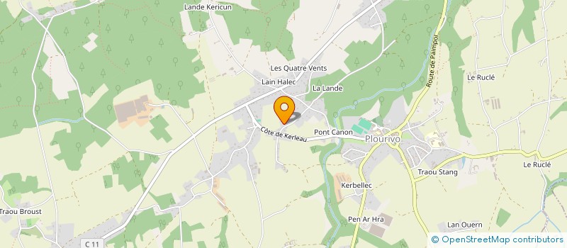 localisation de l'entreprise AMBIANCE PAYSAGE à PLOURIVO