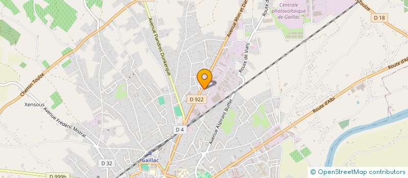 localisation de l'entreprise AMBIANCE PISCINE 81 à GAILLAC