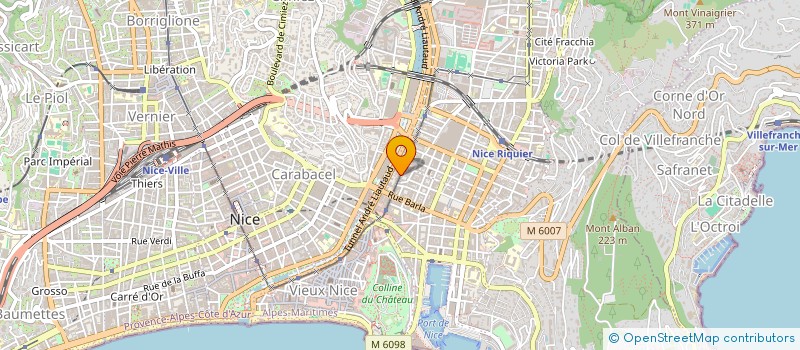 localisation de l'entreprise AMBIANCE RIDEAUX à NICE