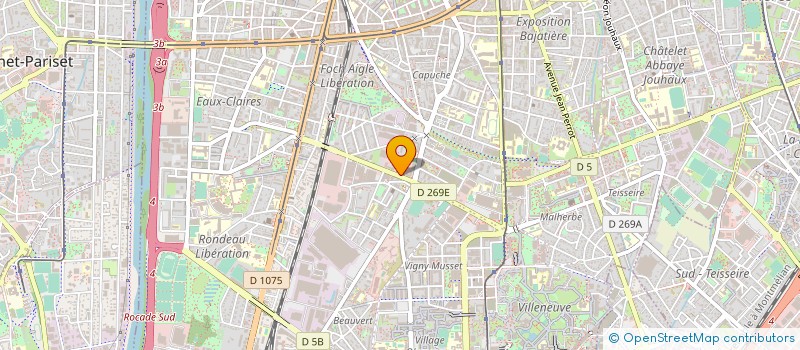 localisation de l'entreprise AMBIANCE SARL  GRENOBLE