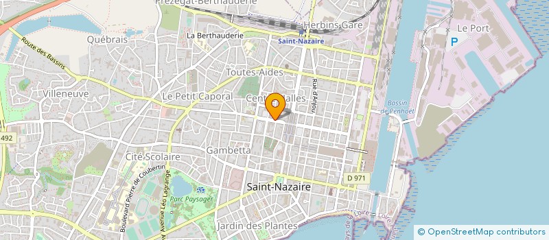 localisation de l'entreprise AMBIANCE SERVICES DEMEURE + à SAINT-NAZAIRE