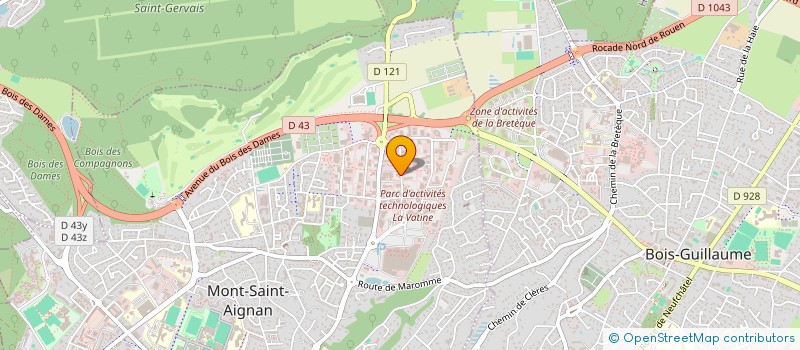 localisation de l'entreprise AMBIANCE SPA à MONT-SAINT-AIGNAN