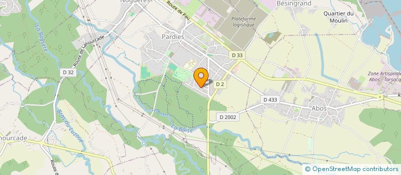 localisation de l'entreprise AMBIANCE SPA  PARDIES