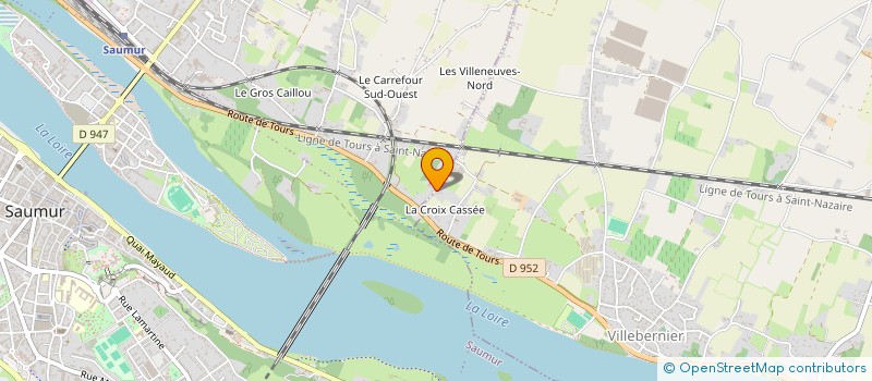 localisation de l'entreprise AMBIANCE STYLE ET DECOR  VILLEBERNIER