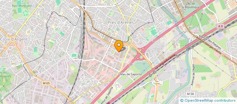 localisation de l'entreprise AMBIANCE SUD à MONTPELLIER