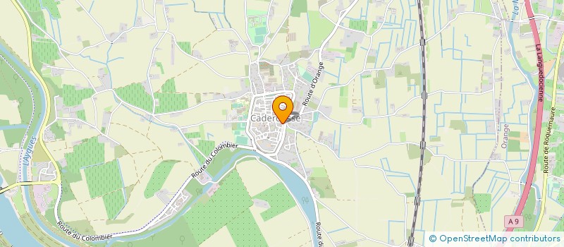 localisation de l'entreprise AMBIANCE SUD DECO  CADEROUSSE