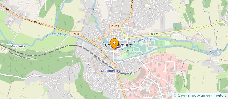 localisation de l'entreprise AMBIANCE TISSUS à COULOMMIERS