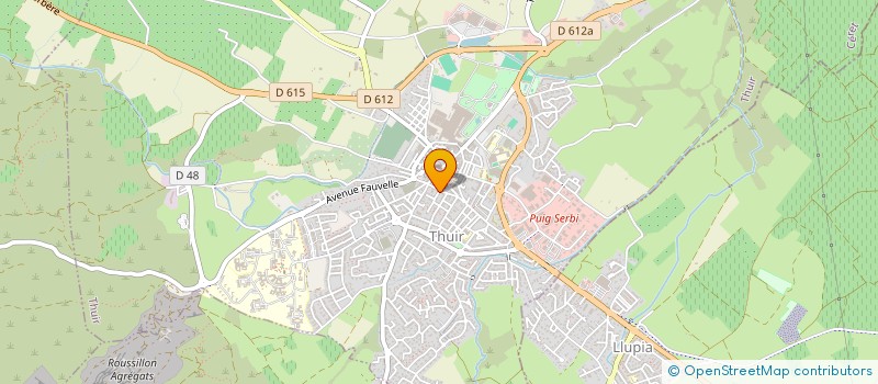 localisation de l'entreprise AMBIANCE-WEB.COM  THUIR