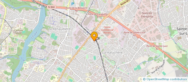 localisation de l'entreprise AMBIANCE XXL  NANTES