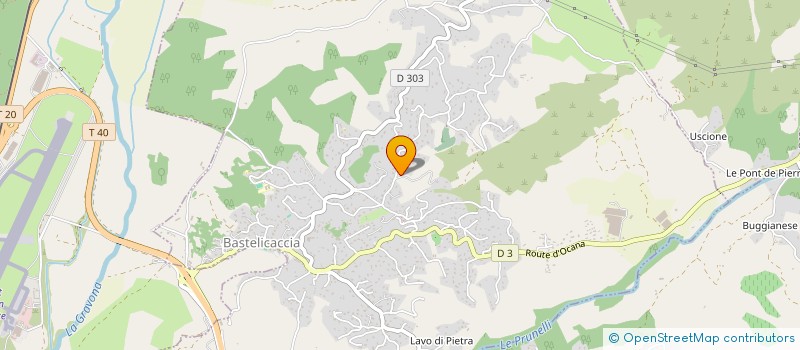 localisation de l'entreprise AMBIANCES PISCINES à BASTELICACCIA