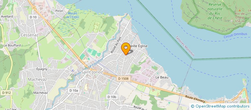 localisation de l'entreprise AMBIANTE  SAINT-JORIOZ