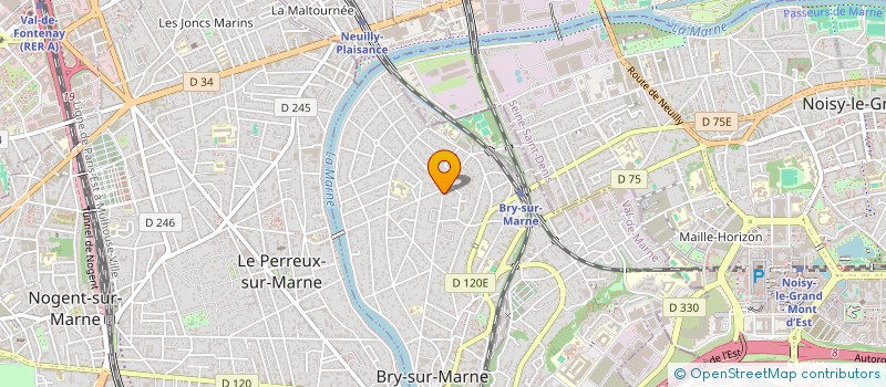 localisation de l'entreprise AMBIANTE PARIS  BRY-SUR-MARNE