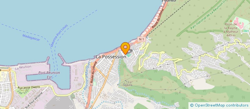 localisation de l'entreprise AMBIANZ METISS  LA POSSESSION