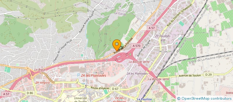 localisation de l'entreprise AMBICIA CONSEILS à LA GARDE