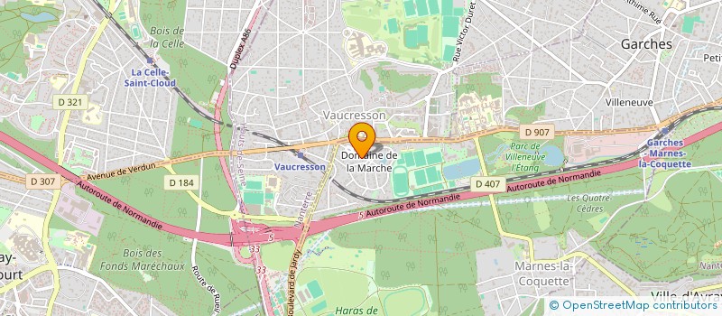 localisation de l'entreprise AMBIENCE à MARNES-LA-COQUETTE