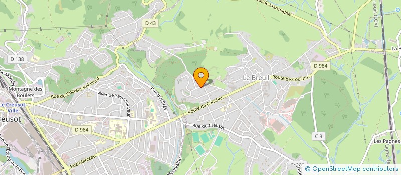 localisation de l'entreprise AMBIGRAM MP  LE BREUIL