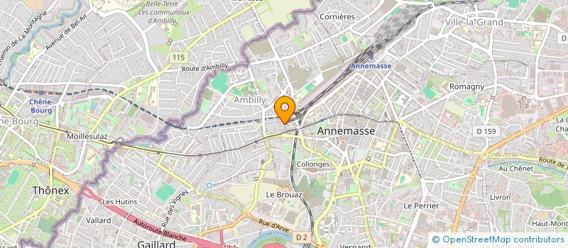 localisation de l'entreprise AMBILLY 2  AMBILLY