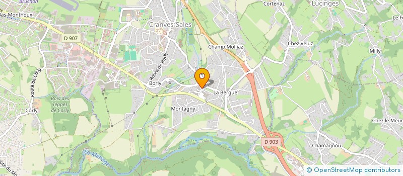 localisation de l'entreprise AMBININTSOA à CRANVES-SALES