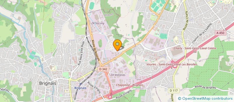 localisation de l'entreprise AMBIS DEVELOPPEMENT à BRIGNAIS