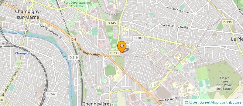 localisation de l'entreprise AMBISE MULTISERVICES à CHAMPIGNY-SUR-MARNE
