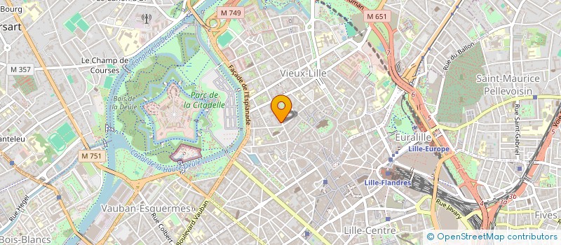 localisation de l'entreprise AMBITIAL NEGOCE ET COMMUNICATION à LILLE