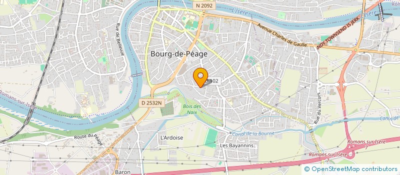 localisation de l'entreprise AMBITION à BOURG-DE-PEAGE