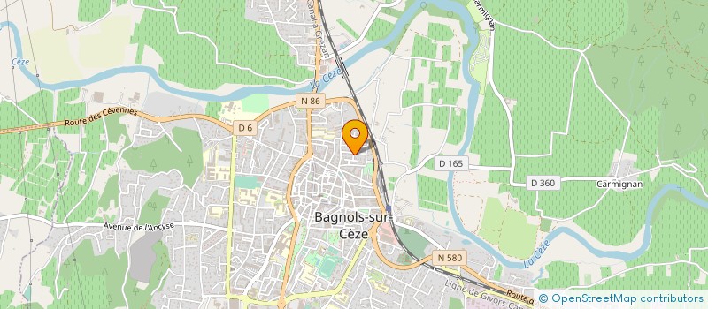 localisation de l'entreprise AMBITION  BAGNOLS-SUR-CEZE