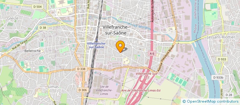 localisation de l'entreprise AMBITION  VILLEFRANCHE-SUR-SAONE