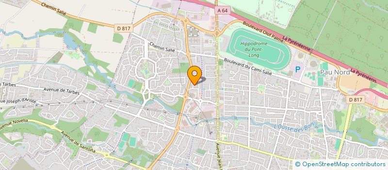 localisation de l'entreprise AMBITION à LONS