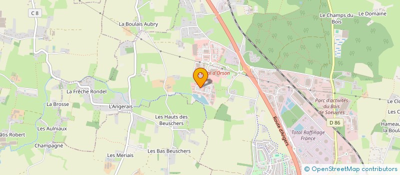 localisation de l'entreprise AMBITION  VERN-SUR-SEICHE