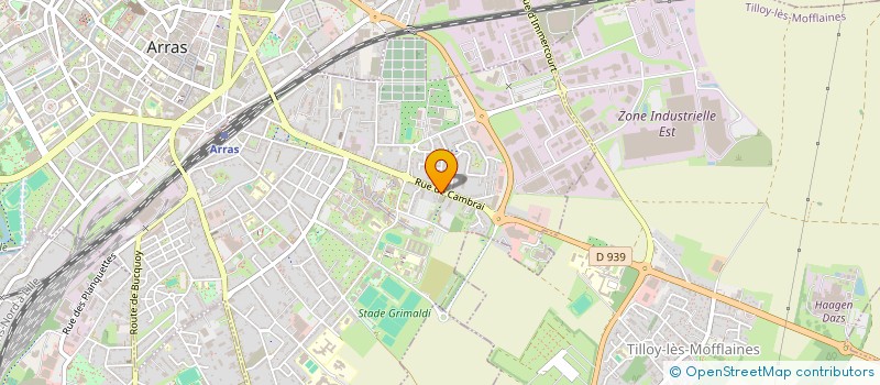 localisation de l'entreprise AMBITION BET à ARRAS