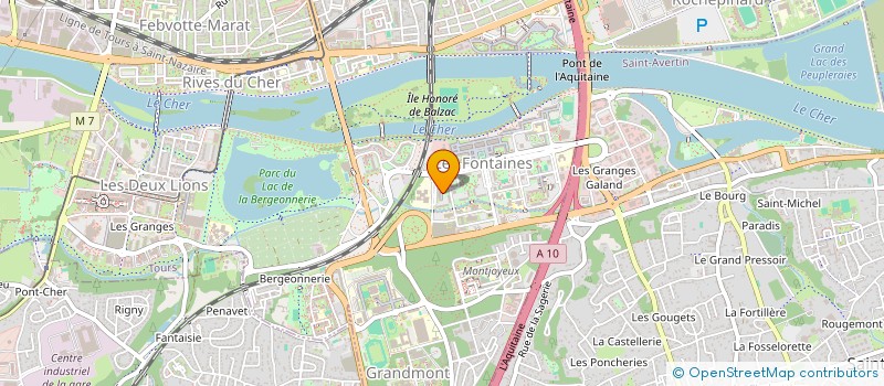 localisation de l'entreprise AMBITION CONSEILS à TOURS
