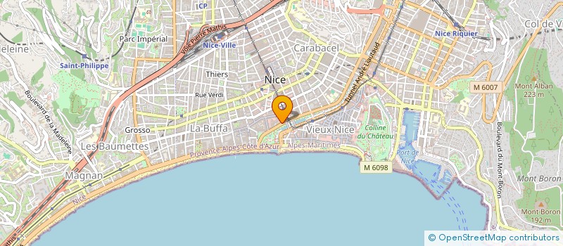 localisation de l'entreprise AMBITION CREATION à NICE