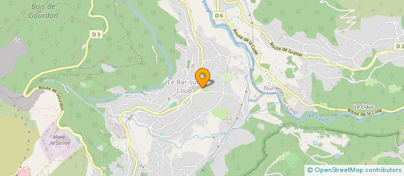 localisation de l'entreprise AMBITION D UNE JEUNESSE EN ACTION à LE BAR-SUR-LOUP