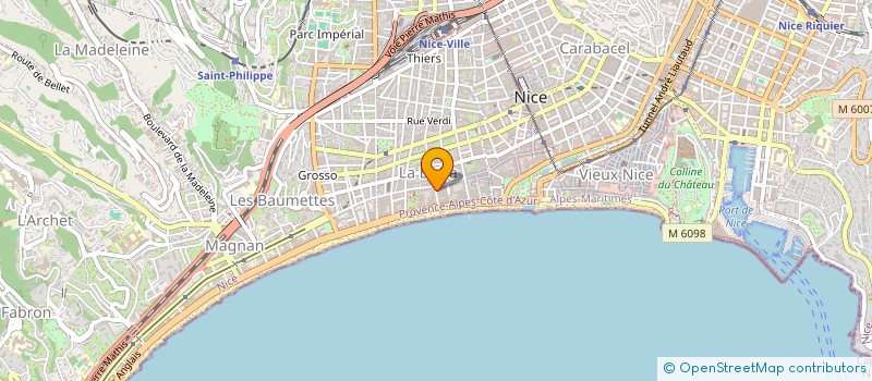 localisation de l'entreprise AMBITION-ECIG à NICE
