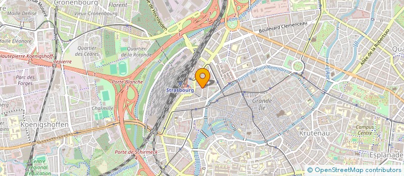 localisation de l'entreprise AMBITION JEUNESSE à STRASBOURG