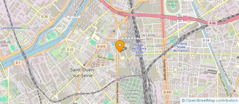 localisation de l'entreprise AMBITION MEDICALE à SAINT-DENIS