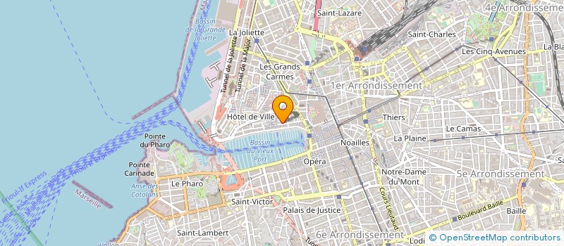 localisation de l'entreprise AMBITION MER à MARSEILLE