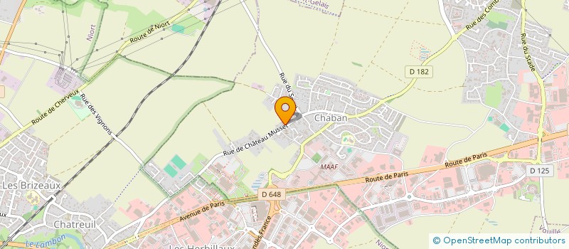 localisation de l'entreprise AMBITION SCIENCES PO  CHAURAY