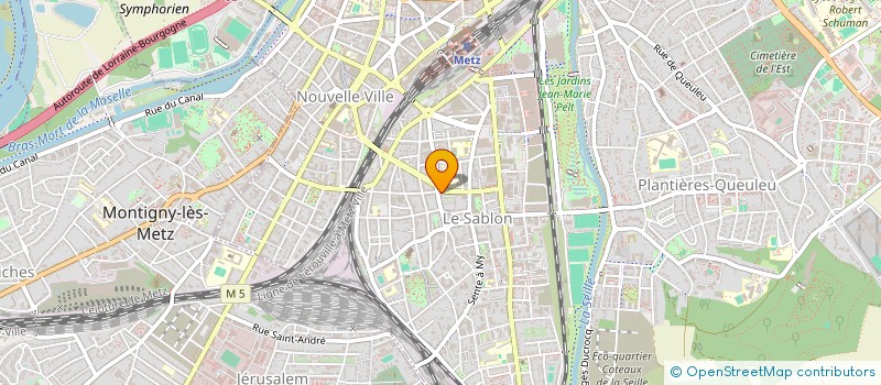 localisation de l'entreprise AMBITION SPORT  METZ