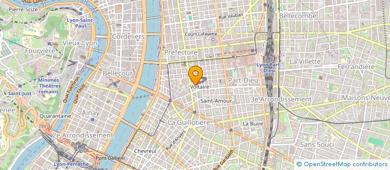 localisation de l'entreprise AMBITION VEGETALE à LYON