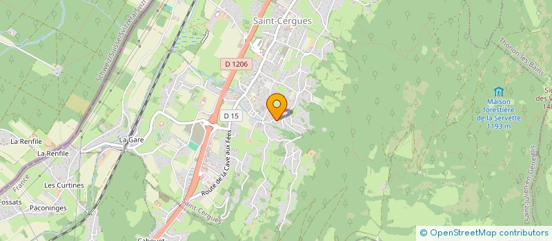 localisation de l'entreprise AMBITIONS  SAINT-CERGUES