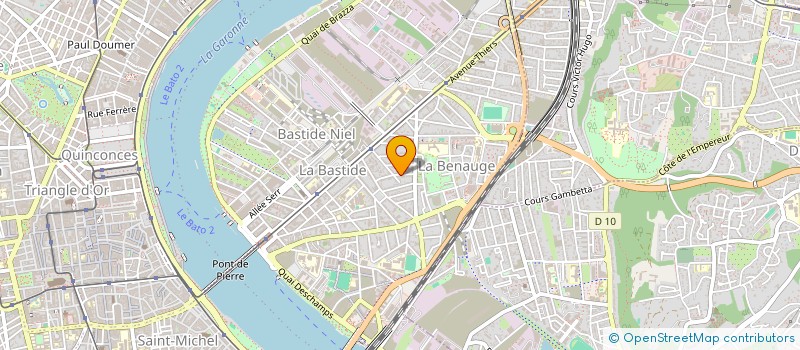 localisation de l'entreprise AMBITIONS BORDELAISES  BORDEAUX