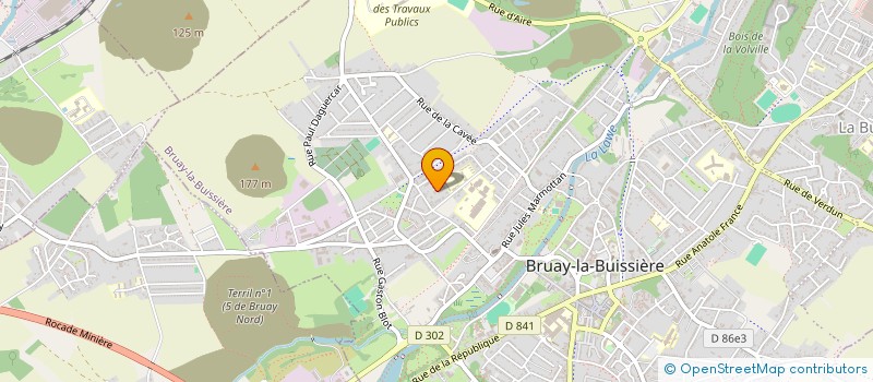 localisation de l'entreprise AMBITIONS POUR BRUAY-LA-BUISSIERE  BRUAY-LA-BUISSIERE