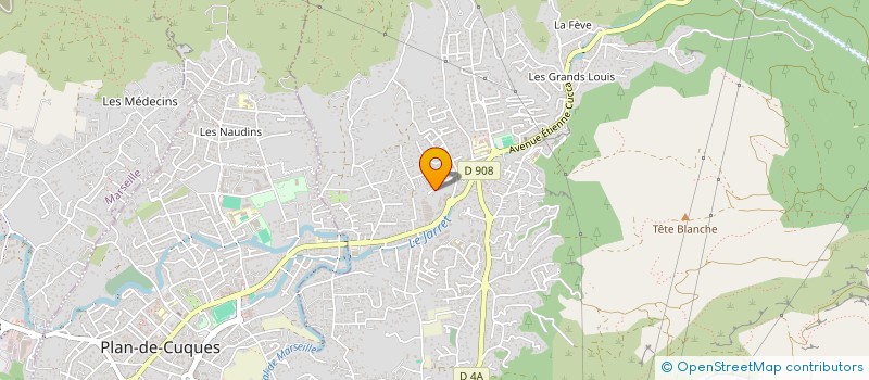 localisation de l'entreprise AMBITIONS RH  ALLAUCH